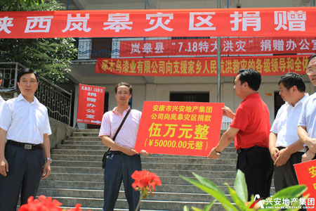 2010年安康7.18洪災(zāi)賑災(zāi)捐款